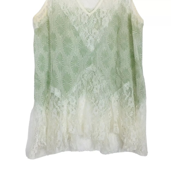 Free People Lace tank top Blouse size small - Picture 3 of 8